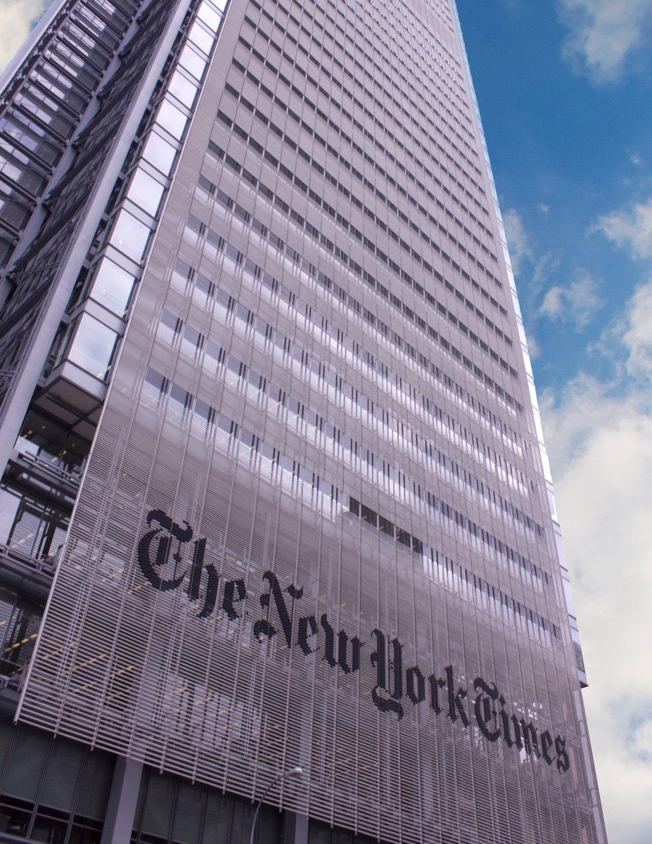 MechoSystems's tweet photo. The #NewYorkTimes Building uses #SolarTrac® automation to enhance interior aesthetics and reduce #solarglare. #daylight https://t.co/SlP8M4EAws
