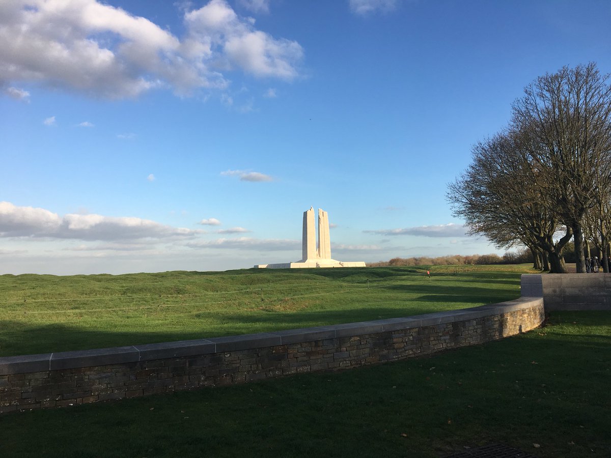 eggars_history's tweet photo. Made a slight detour from the itinerary today - visited Vimy Ridge - the Canadian memorial and preserved trenches #year9 #vimy #eggars https://t.co/OLHZfXbyPE