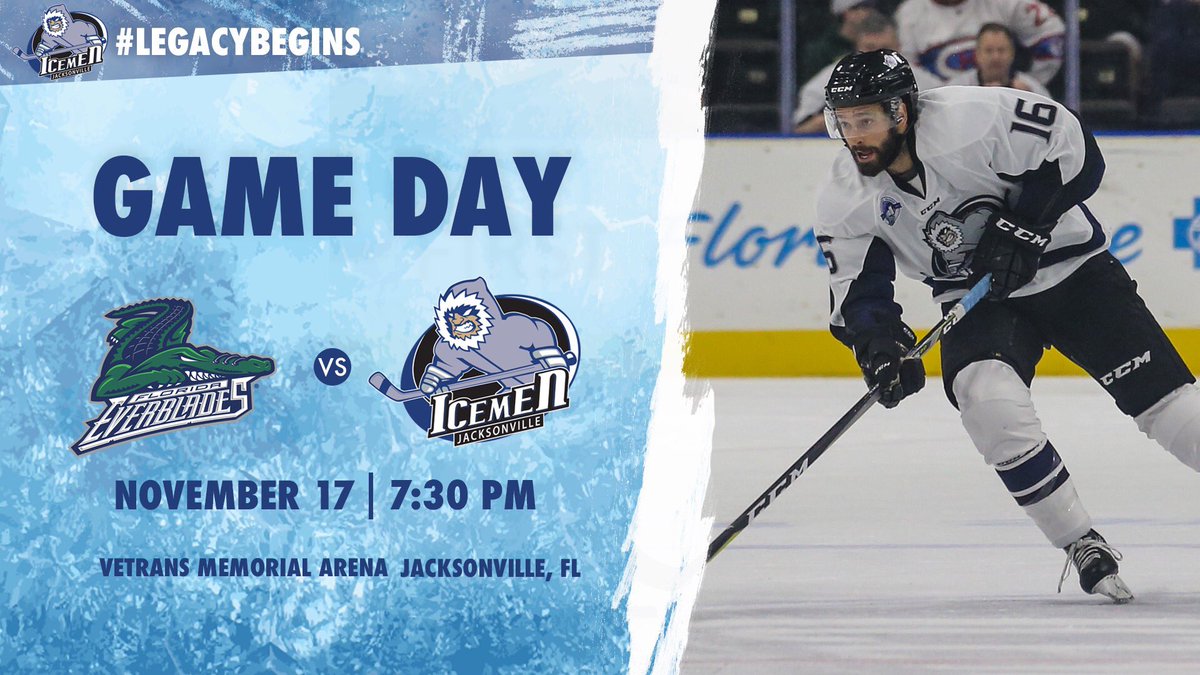JaxIcemen's tweet photo. IT’S GAME DAY ICEMEN FANS!

Puck drop at 7:30pm tonight! https://t.co/noXJvmnJNG