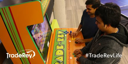 TradeRevTweets's tweet photo. TradeRev is a place that breeds #creativity and so much more. Learn about our culture &amp; current #jobopenings: https://t.co/BpJaj4sz5r #TradeRevLife #startuplife https://t.co/coJxhNVQ1L