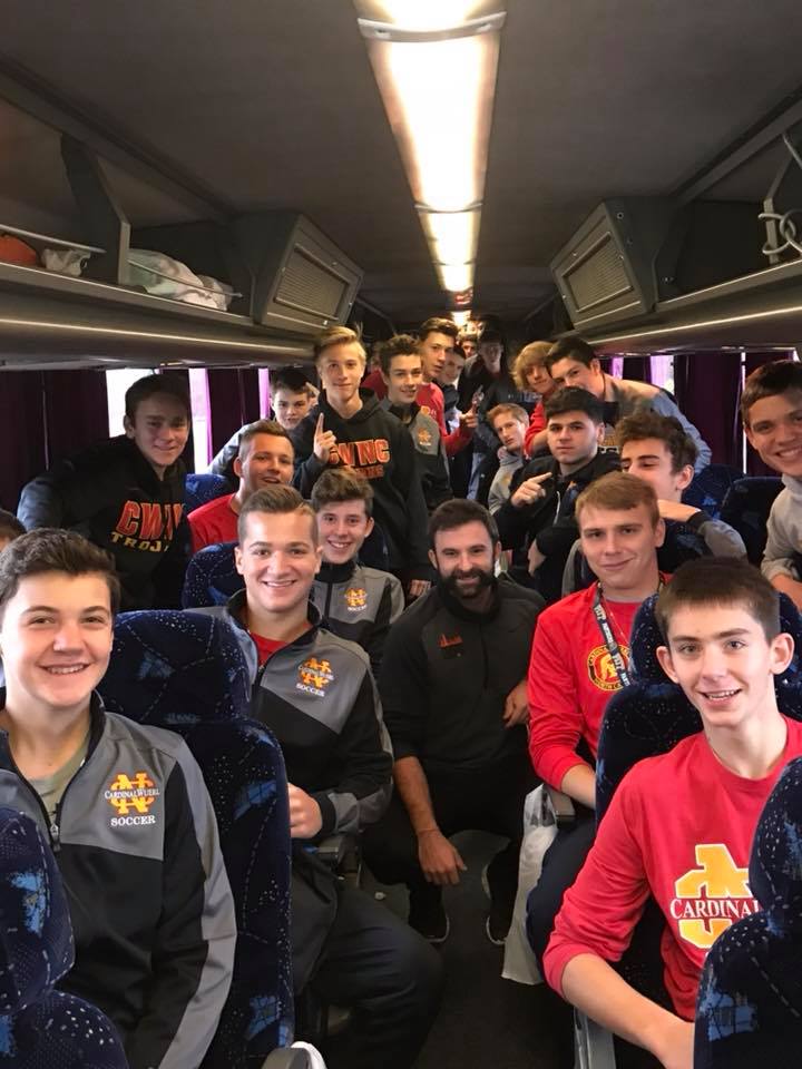 Good luck Trojans!  Safe travels and bring home gold!  #NCSoccer #ForeverTrue