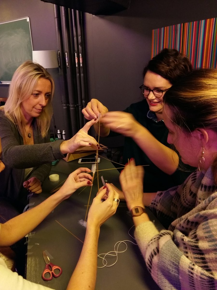 hopalumni's tweet photo. On est #agile aujourd'hui @HOPSCOTCHgroupe avec @antoningaunand #HopGlobalPR #marshmallowchallenge https://t.co/EJAEkfCupJ