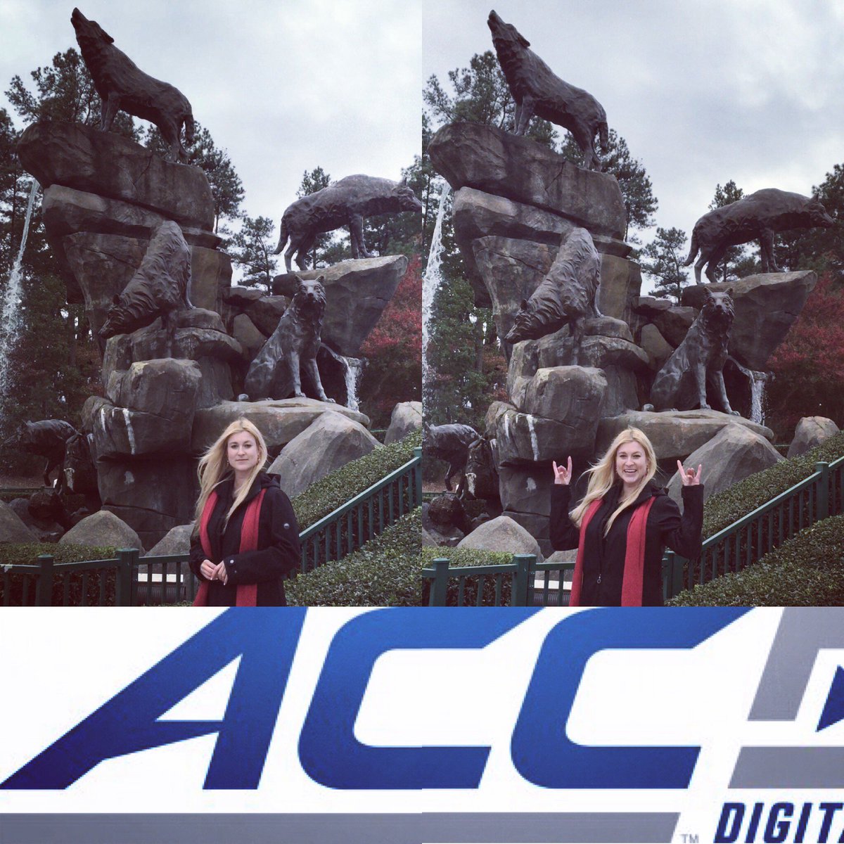 K3llybird's tweet photo. That time I was featured as a guest #Reporter on the #ACC digital network was sooo much fun! That day was freezing tho - Go Pack! ๐พโ๏ธ๐พ
#KellyReporter #WPN https://t.co/RXD2Y1ANnf