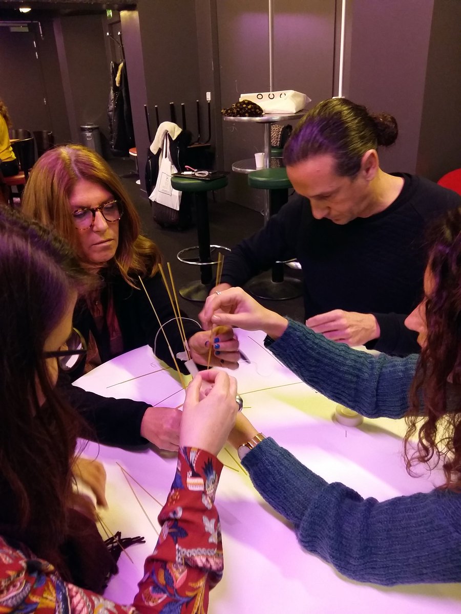 hopalumni's tweet photo. On est #agile aujourd'hui @HOPSCOTCHgroupe avec @antoningaunand #HopGlobalPR #marshmallowchallenge https://t.co/EJAEkfCupJ