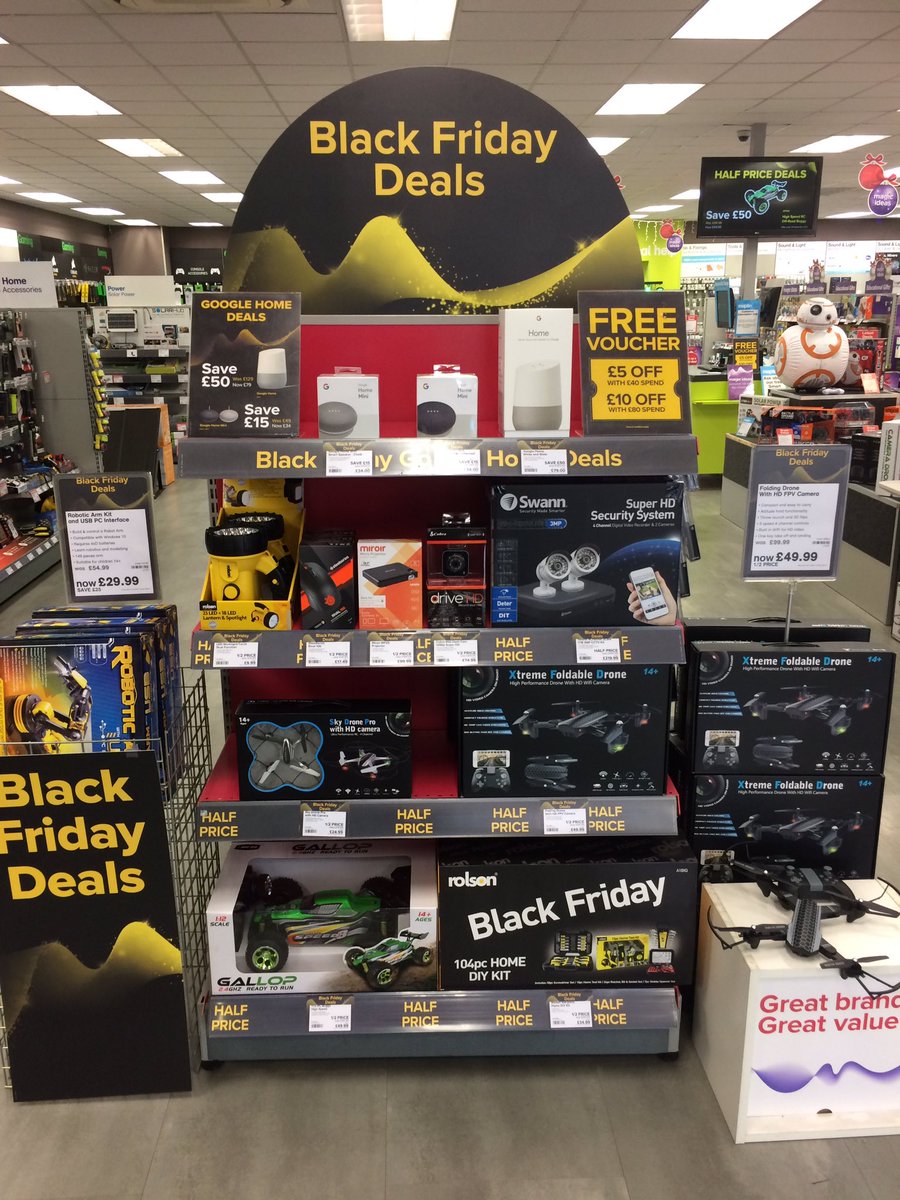 Maplin_SWA's tweet photo. Black Friday Deals are hot hot hot here at #Maplin #Swansea
Don't miss out on these great products at great prices! https://t.co/nbQNdqE3uL
