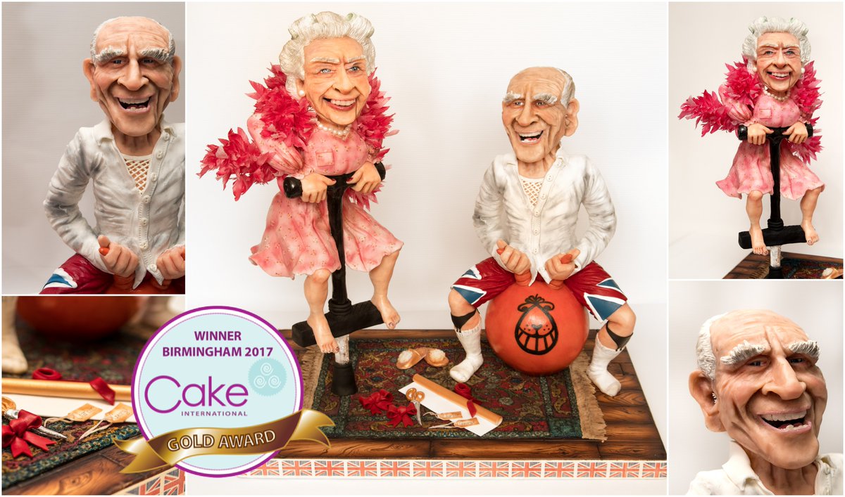 LifeinSugar's tweet photo. @thismorning I'm sure this is why they have been together so long! behind closed doors they make each other laugh!! handmade by me https://t.co/YwEiBv62Kd