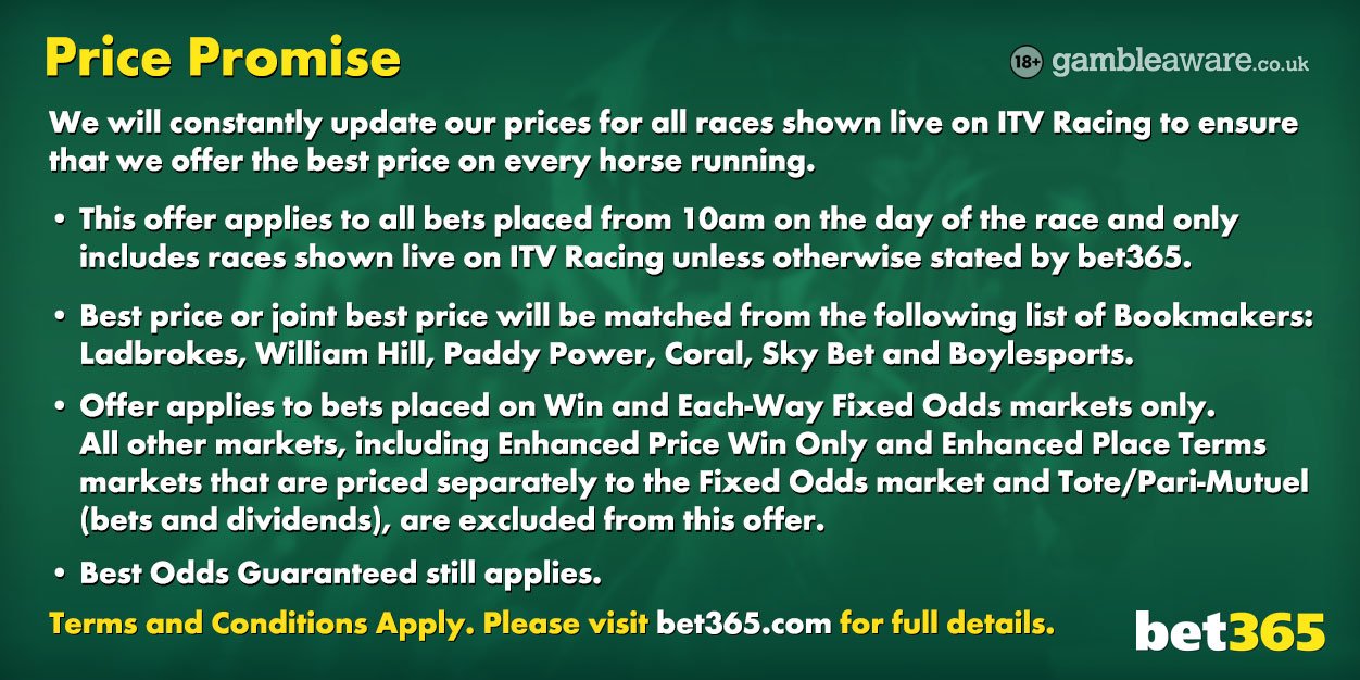bet365 on X: &ldquo;😎 bet365 Price Promise. 👌 We will be best price on 