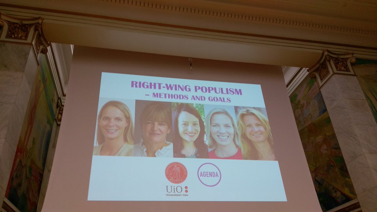 CFieschi's tweet photo. This is what a right wing #populism conference looks like in #Norway Notice anything?! Thank you @tankesmien and @UniOslo (😉 @CasMudde ) https://t.co/QsHGnsVoyR