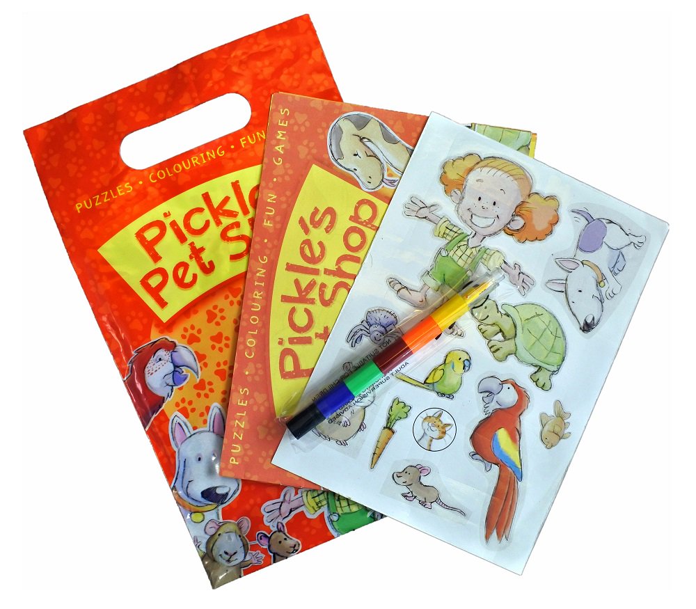 PackmeInfo's tweet image. Pickle's Pet Shop! 1 of our 9 designs! 🐶🐱🐰🐵 #Packme #ActivityPacks #TGIF