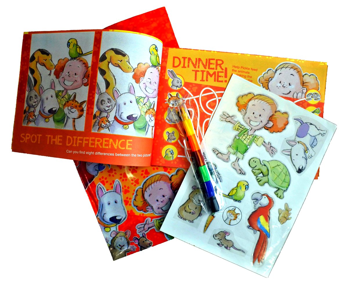 PackmeInfo's tweet image. Pickle's Pet Shop! 1 of our 9 designs! 🐶🐱🐰🐵 #Packme #ActivityPacks #TGIF