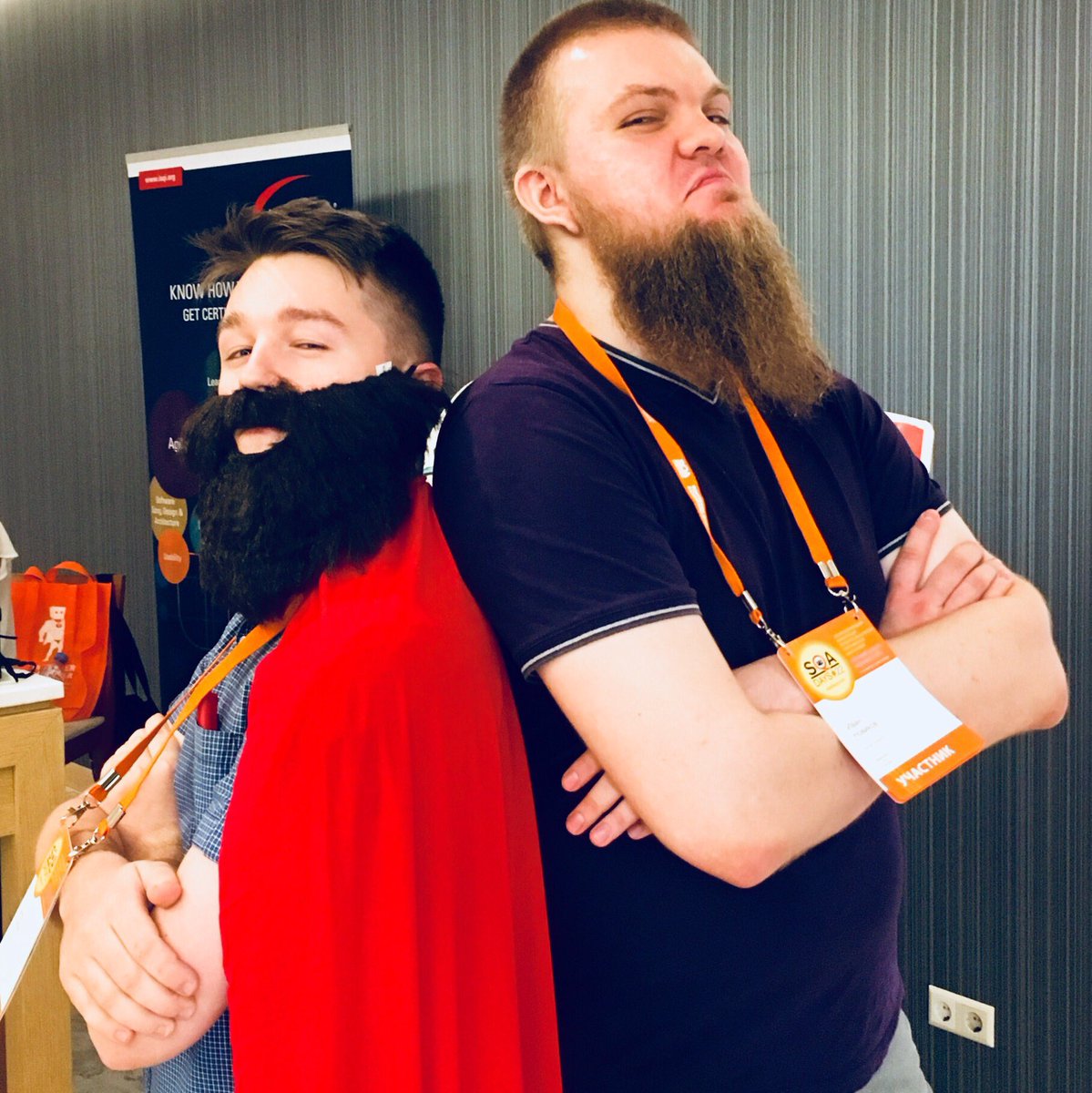 AntonProzin's tweet photo. Anton Petrov. “Not all heroes wear capes” special for @iSQICert #supertester #sqadays https://t.co/y5PSrYyALM