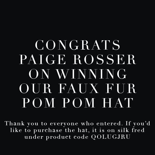 FauxEngland's tweet photo. Congratulations to Paige on winning our latest giveaway. If you'd like to purchase you own, shop here > https://t.co/lU9w4dsZZ0 #FauxEngland https://t.co/A2b52YdPFN