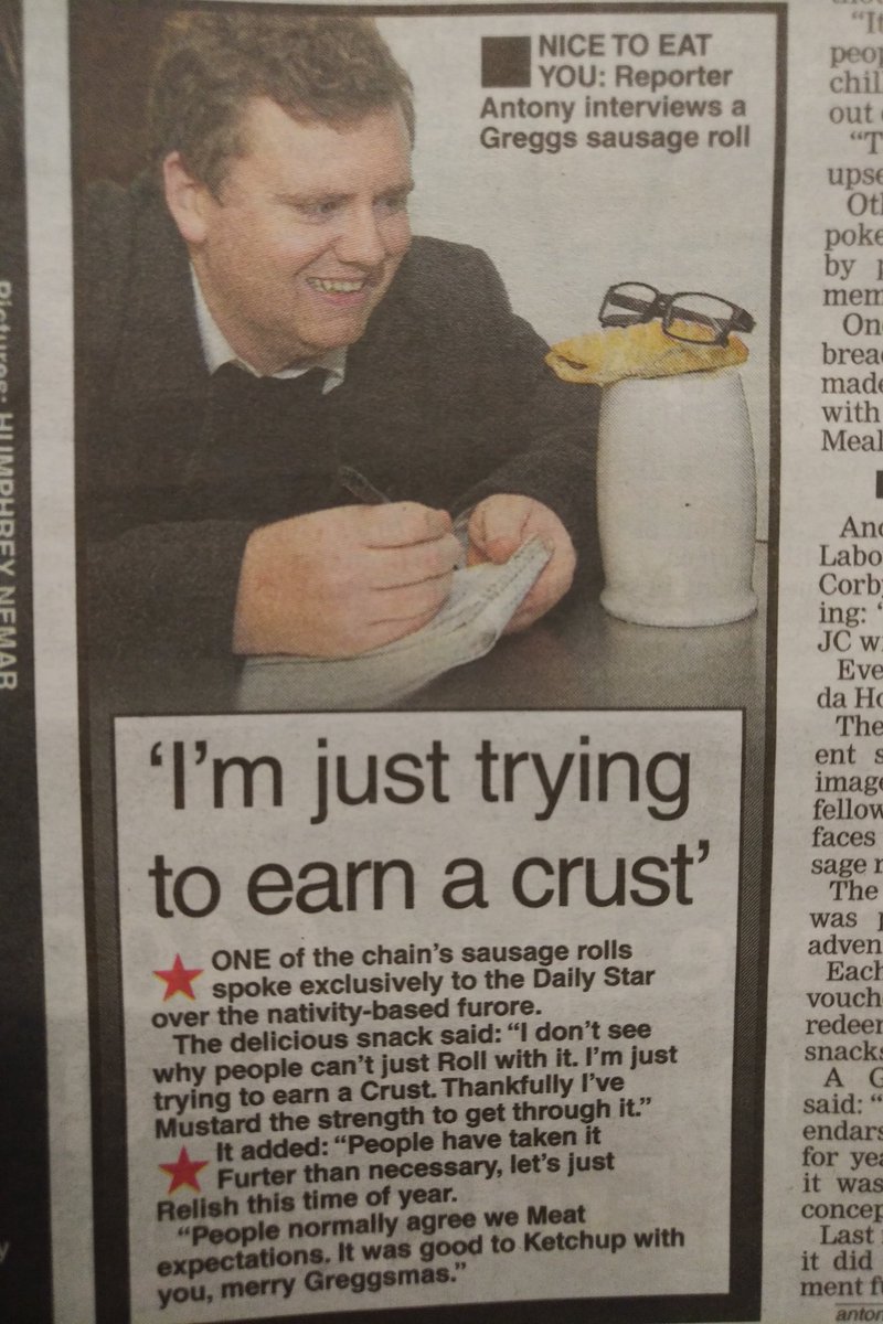 AndrewBloch's tweet image. Be a journalist, they said.

You will get to interview really interesting people, they said.