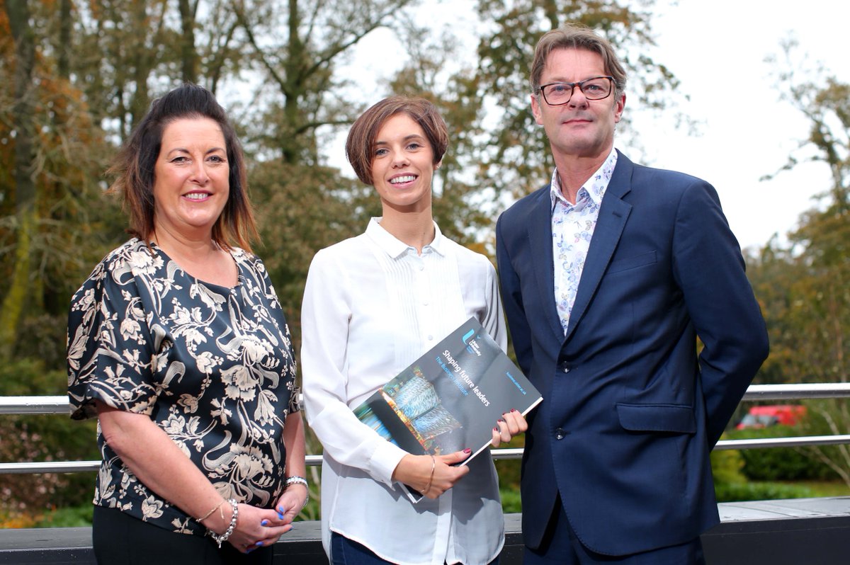 ProfilePub19's tweet photo. Our Office &amp; Events Manager Shari  pictured here receiving her #bursary package, provided by @flybe for @UlsterUni Developing Managers Programme, which will provide her with an Advanced Diploma in Management Practice! #WellDone Shari! #Flybe #UlsterUniversity https://t.co/j3TGJnJho9
