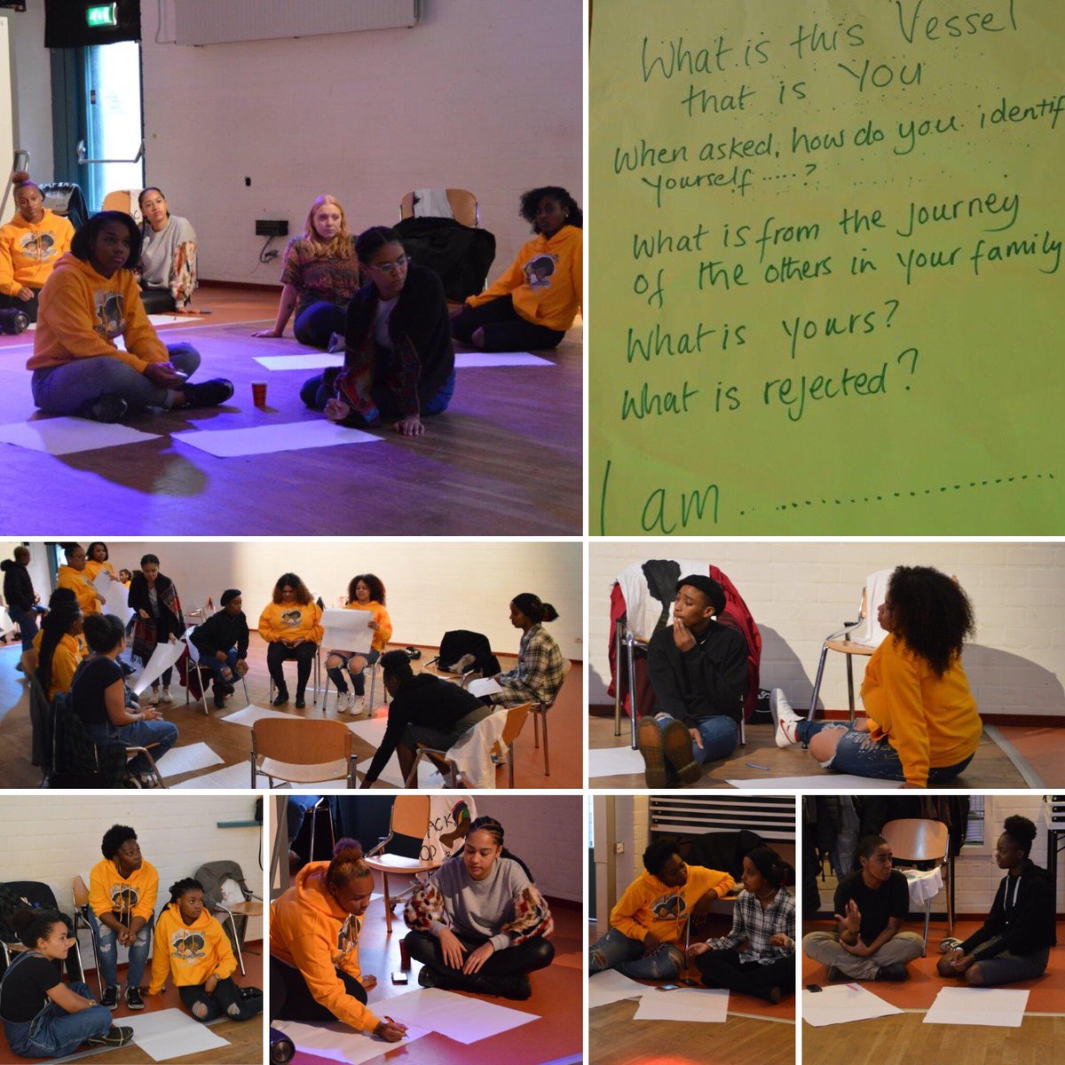 InterlockFound1's tweet photo. #erasmusplusproject “project Foreign Sisters’ #workshop ‘What is the vessel that is you. How do you identify yourself?’ #foreignsisters #amsterdam #southeast #selfawareness #ownidentity #holendrecht https://t.co/mLE3enErGq @kori_charity #swazoom #kori #london @Erasmus_Project https://t.co/BrwreXCKHs