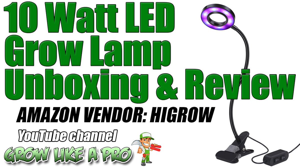 GrowLikeAPro's tweet photo. HIGROW 10 Watt LED Grow Light Unboxing And Review https://t.co/UW6IQoJRC8 via @YouTube
#gardening #vegetarian #growlight
#HIGROW #food https://t.co/yM49jdW8e1