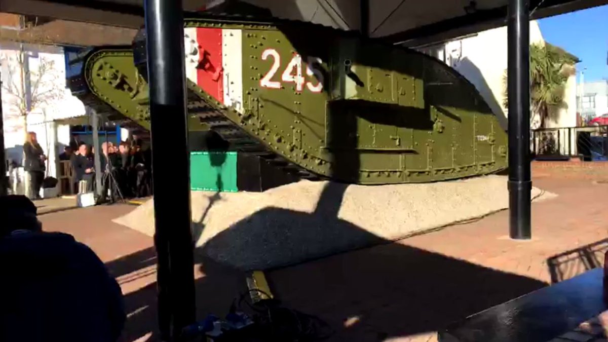 BFBSRadioHQ's tweet photo. Ashford in Kent is marking the 100th Anniversary of the #BattleofCambrai. Watch it live here > https://t.co/XVEJa4sJYZ @AshfordCouncil https://t.co/MRYmxe48fj