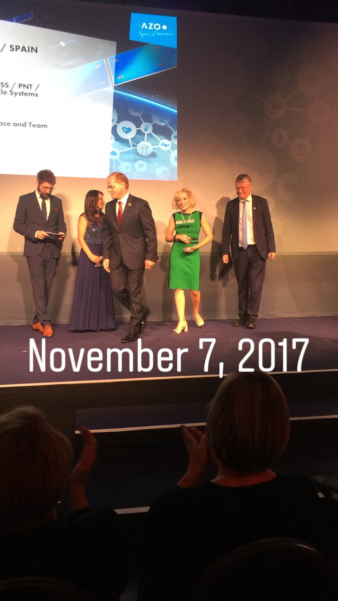 @InfiniteDMSO implements all existing GNSS systems and operates in GPS-denied environments using alternative navigation sensors and systems. Congratulations to our team! #Spaceoscars #tallin #EUSW2017 #europeanspaceweek esnc.eu/winner/platfor…
