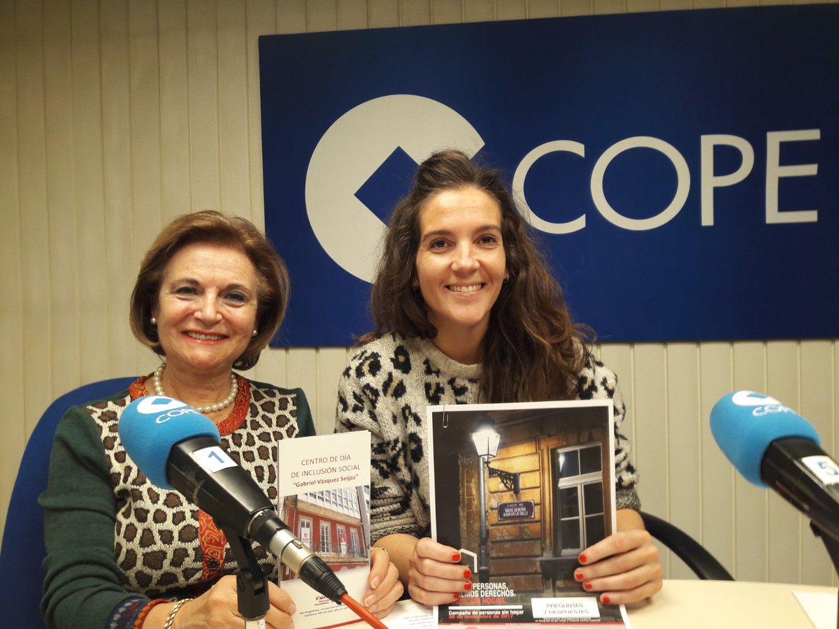 mondonedoferrol's tweet photo. 🔊 Irene Rivera y Mª Jesús Cordero @CaritasMondoFer: 'Nos podemos quedar en situación de #SinHogar en cualquier momento de nuestra vida' #ElEspejoMF @copedelacosta @_CARITAS @NadieSinHogar #WPD2017 https://t.co/McdQJUfZDZ