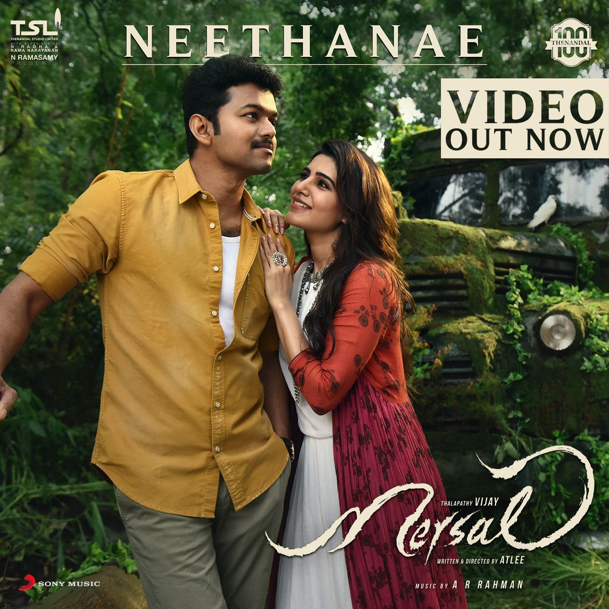 SonyMusicSouth's tweet photo. Watch, enjoy &amp; share the mesmerizing visuals of #Neethanae song &amp; gear up for the next song video from the #MersalVisualFest. https://t.co/UI2phbSCfi https://t.co/m7aV24DU0J