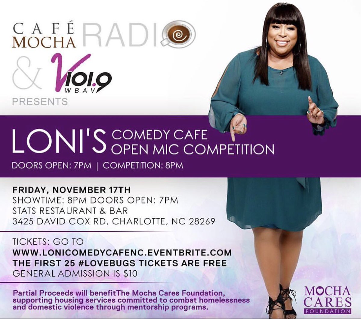 Cafe Mocha Radio Takes Over Charlotte this weekend! our 1st Annual Salute Her: Beauty of Diversity in Charlotte on November 18th! Our friend April Ryan joins us for a very special 1-on-1. #ToyotaGreen #AARPHereWithYou #MielleOrganics