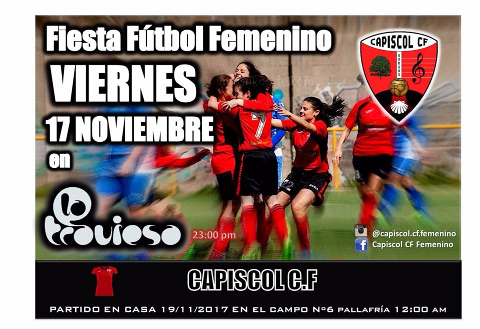 Esta noche <a href="/capiscolfem_tb/">Capiscol Femenino</a> se va de fiesta! Que nadie se lo pierda!! <a href="/agendaburgos/">AgendaBurgos</a>