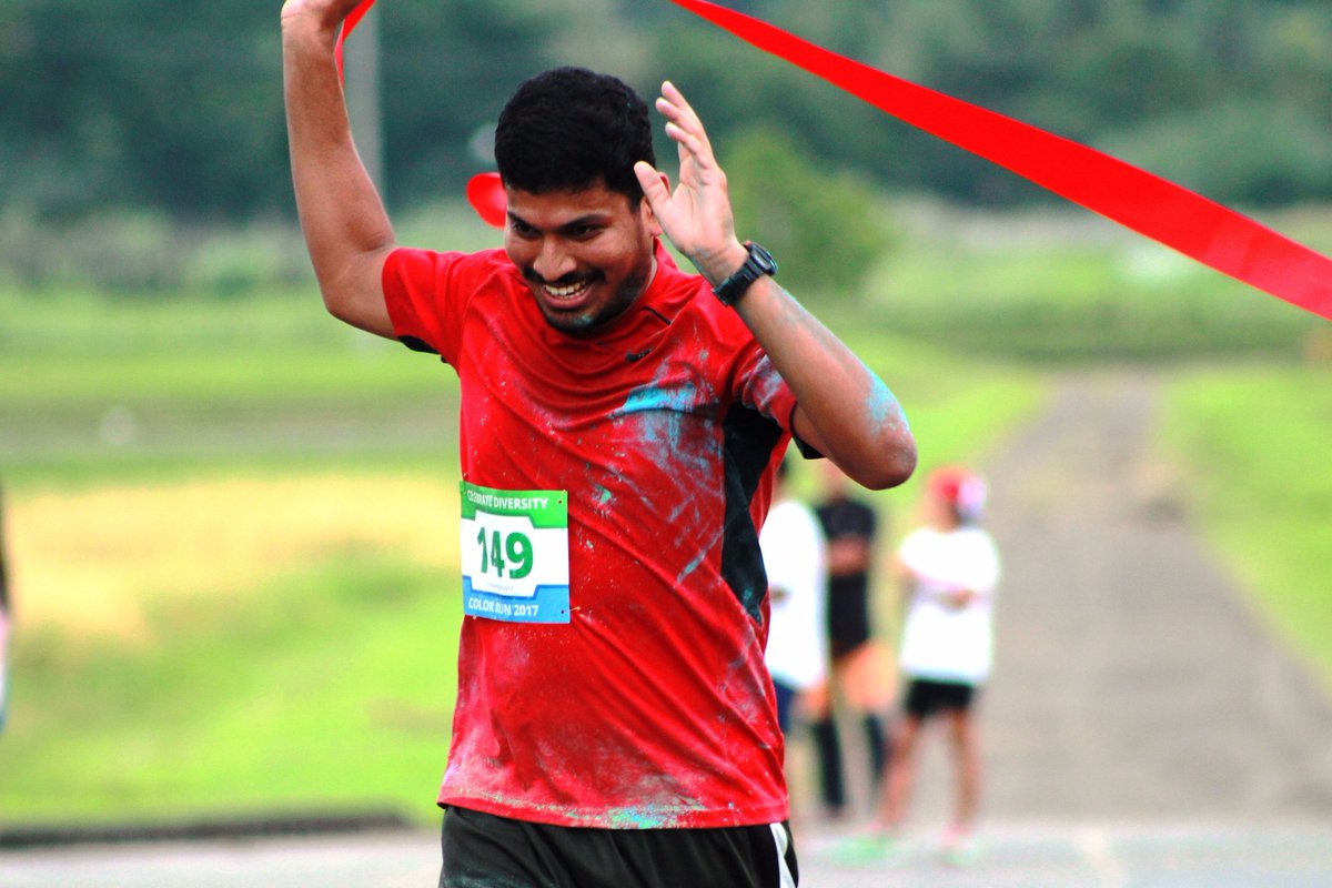 irri's tweet photo. On #ToleranceDay, we held the #IRRIColorRun to celebrate the #diversity, enthusiasm, and competitive spirit of the IRRI team. It was a fun-filled day as IRRI staff, scholars, scientists, and their family members ran through various color stations with welcoming smiles. π³οΈβππΎ https://t.co/l5QmyF3FHX