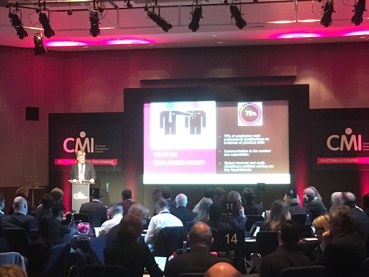 CMI’s strategy of partnering with universities and colleges means 1,000s of students now gaining professional management skills #BACED17