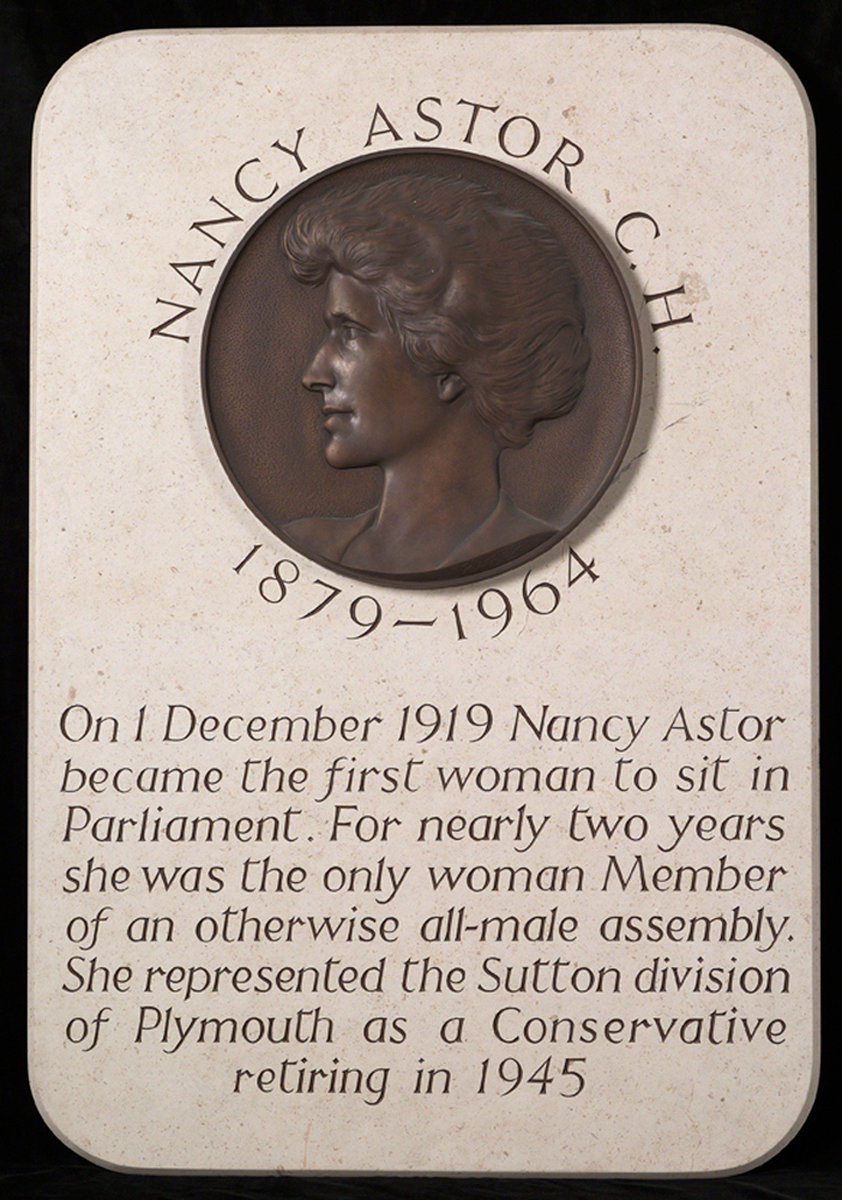 UKParliament's tweet photo. #OTD 1919: Nancy Astor became the first woman to sit as an MP in the @HouseofCommons. https://t.co/od4uonFgwK https://t.co/AUSXBUAN9H