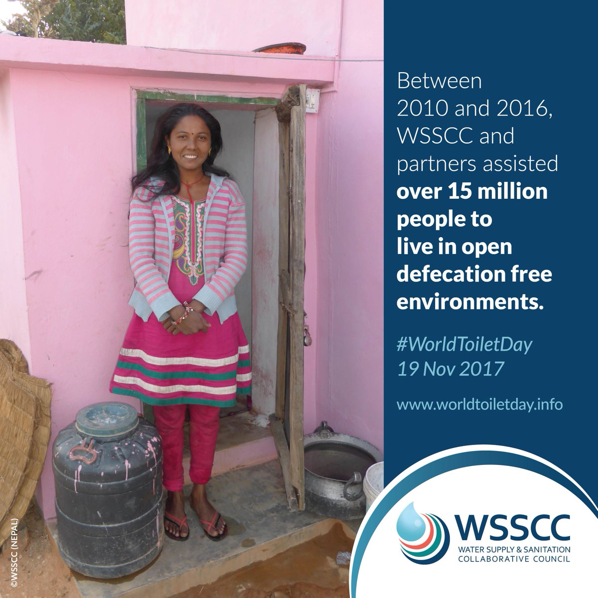 SHFund__'s tweet photo. WSSCC thanks and acknowledges its partners ahead of #WorldToiletDay! #WhereDoesOurPooGo #ODF https://t.co/iounDdpbNB