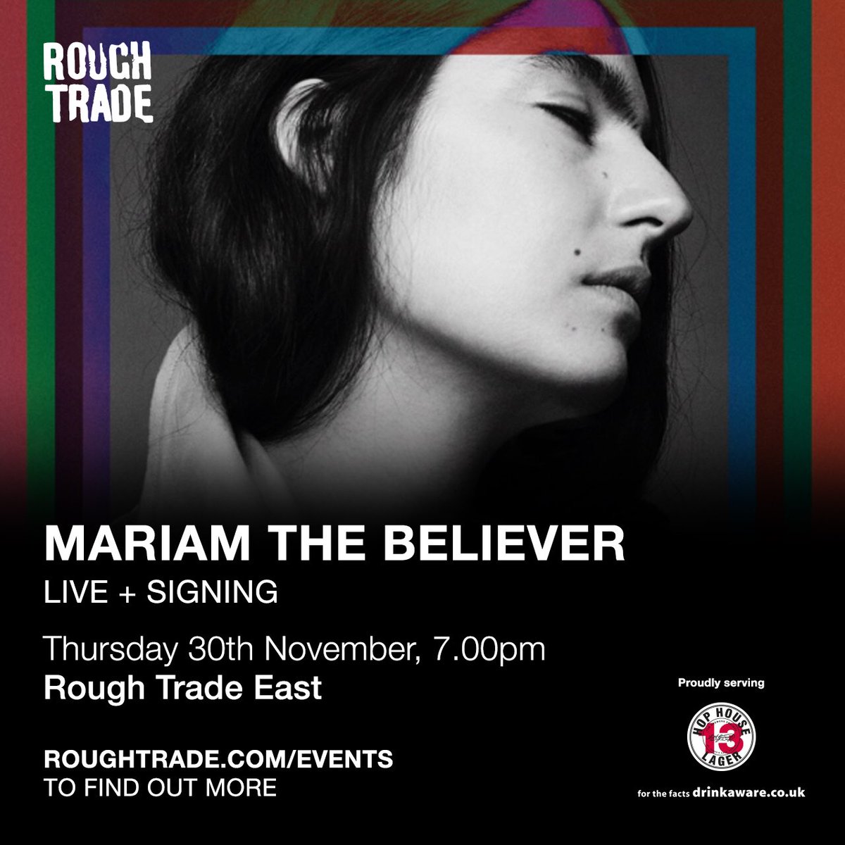 Just announced! Mariam the Believer LIVE + signing at Rough Trade East: roughtrade.com/gb/events/mari…