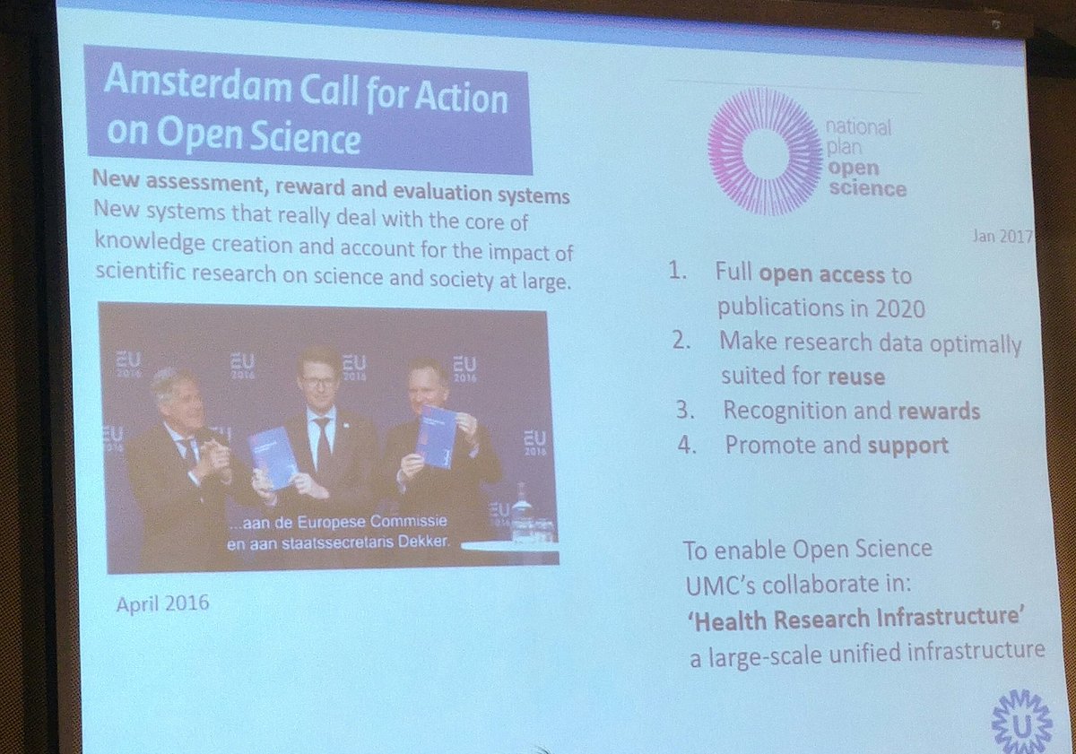 ORION_opensci's tweet photo. @MiedemaF discusses a national movement for #openscience in the Netherlands as well as institutional culture changes from @SciTransit at @UMCUtrecht  @questbih #questopening @MDC_Berlin https://t.co/VflZiG04E1