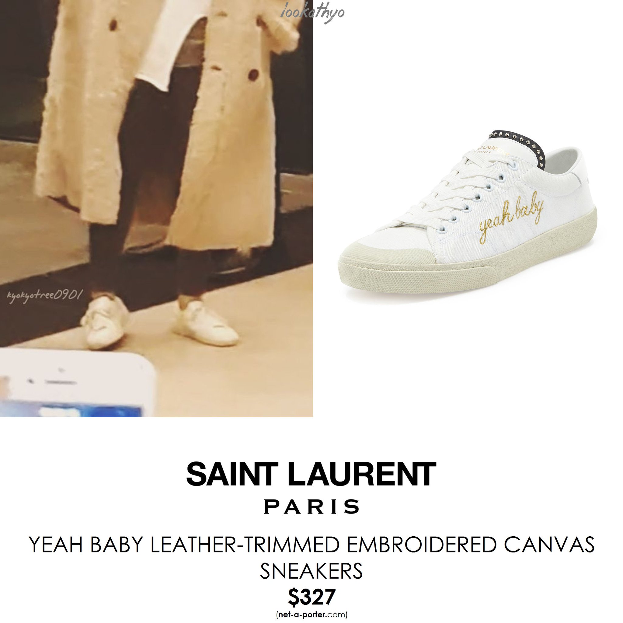 saint laurent yeah baby sneakers