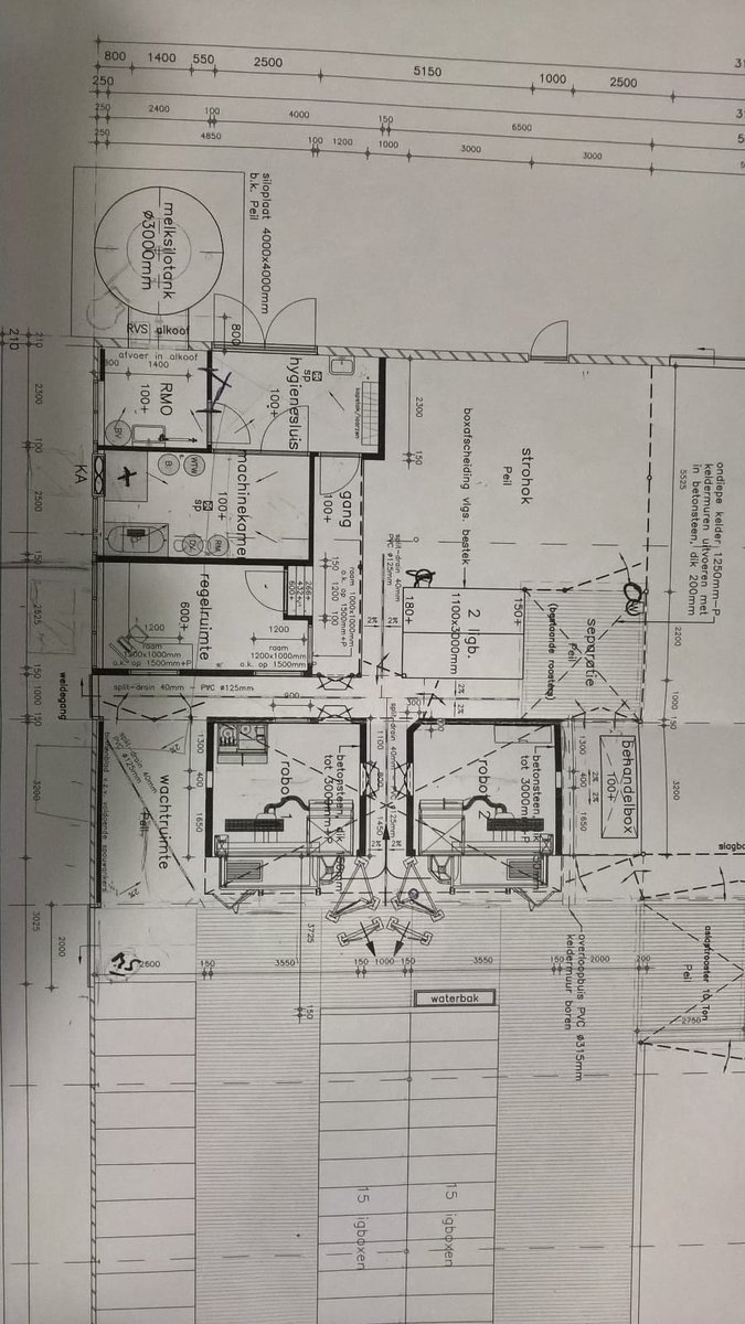 MarkWezup's tweet image. drie bedrijven deze week inpassen #melkrobots  #melkstallen in bestaande situaties #puzzel #looplijnen #arbeid #kosten #mooiwerk @DLVadvies
