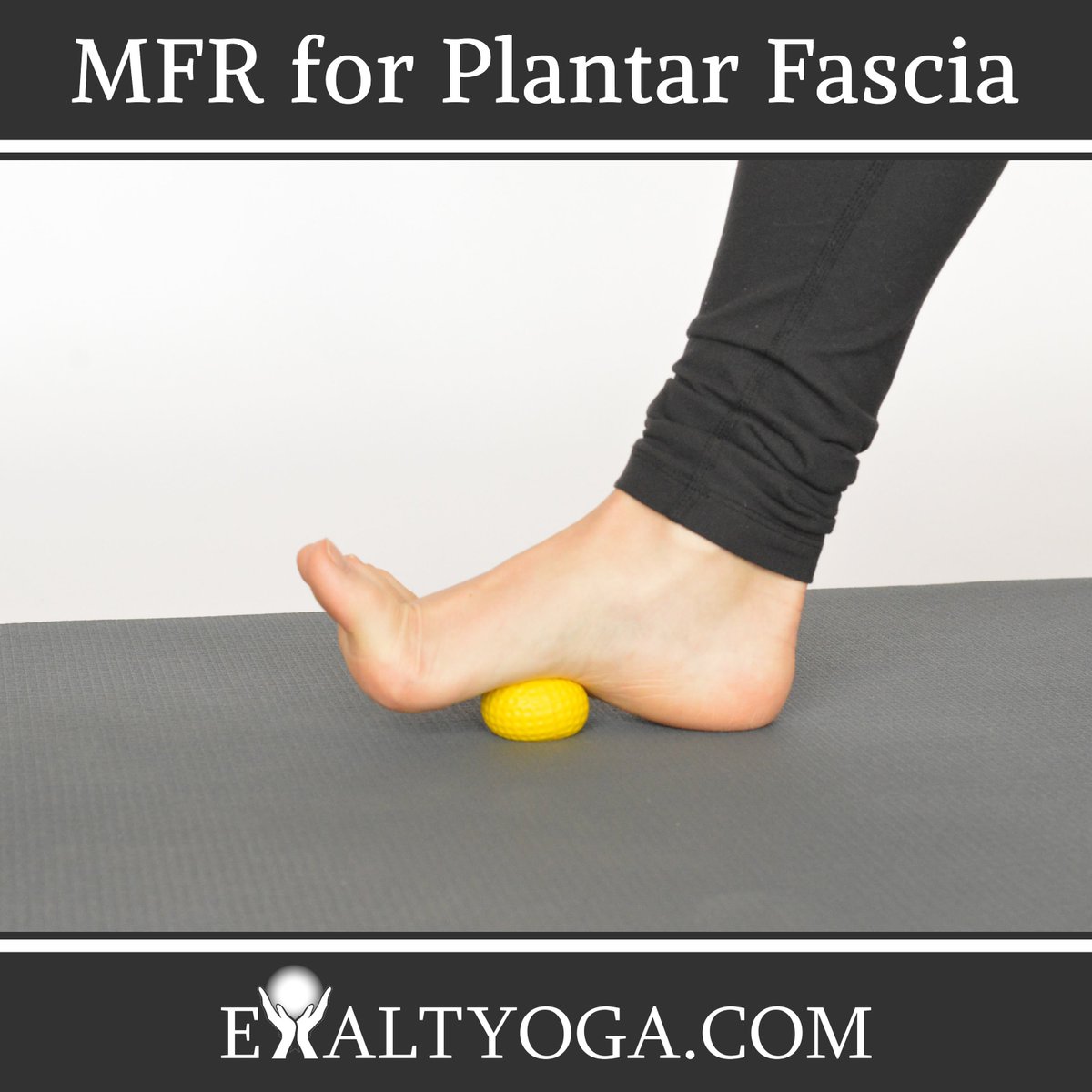 ExaltYoga's tweet photo. MFR for Plantar Fascia aids in the relief of leg, back &amp; neck pain. Enjoy various #myofascialrelease techniques that will offer relief to tightness, tension in pain in your body TOMORROW at @invokestudio! Sign up online at https://t.co/idBjw04e0V #317yogis #indyyogis #loveinvoke https://t.co/H8V6s07iX2
