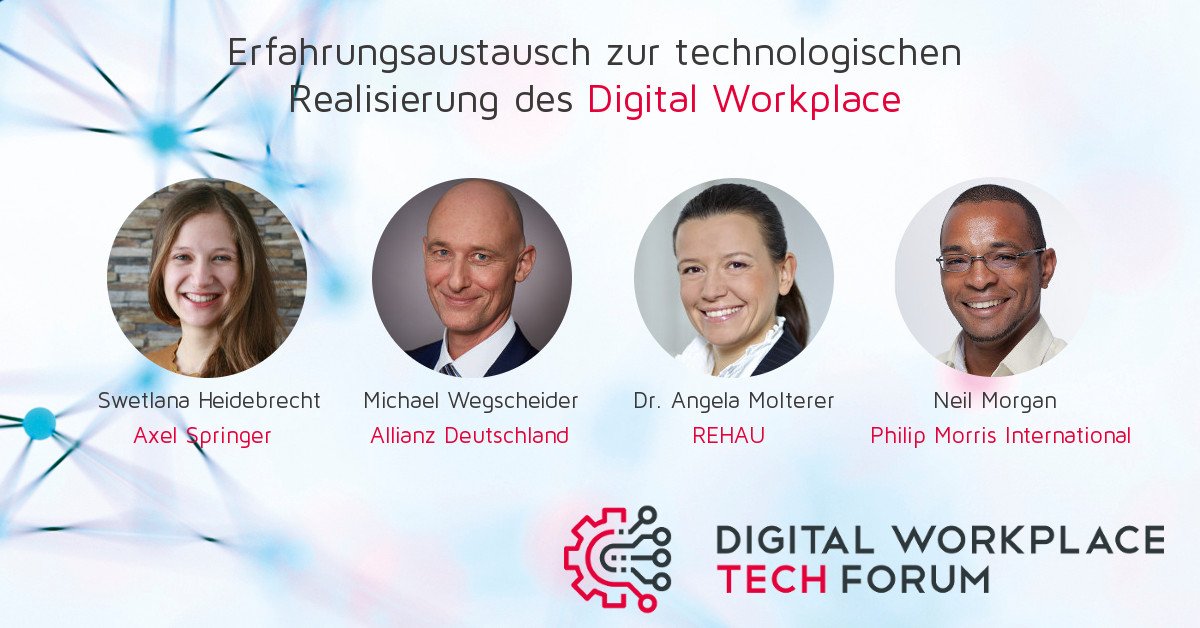 Das gesamte Programm und alle Referenten im Überblick: ow.ly/zH4830gDIx1 #dwtech18 Bis 24.11. Very Early Bird Tickets sichern! #digitalworkplace #entdigi #tech #cloud <a href="/rasneil/">Neil Morgan</a> <a href="/wegscheider_m/">michael wegscheider</a>