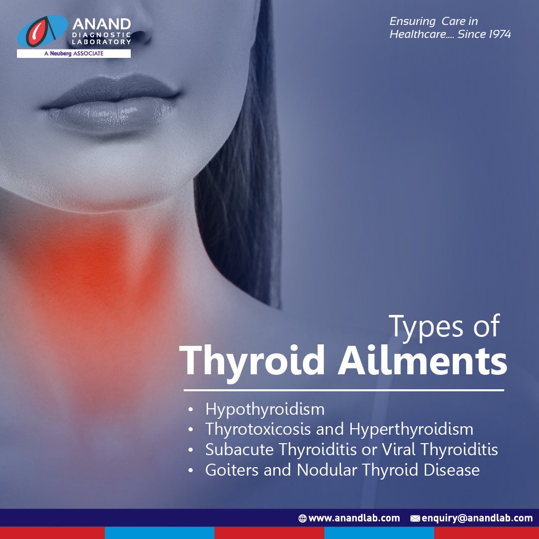 AnandLab's tweet photo. Abnormal #thyroid activity is a common ailment especially in #women. From the types of thyroid to its treatments, know everything here: https://t.co/FoNwrXWAty 
#Thyroidtreatment https://t.co/Xu46iNtFid