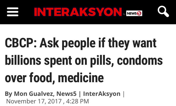 mcFury613's tweet photo. The government is already providing the contraceptives. Soooooo #ImplementRHLaw pa rin tayo bimb https://t.co/ZuWxRBoMLk