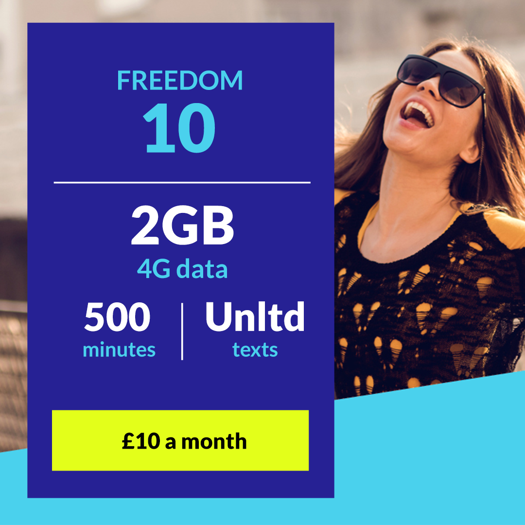 TalkHomeUK's tweet image. Choose a Freedom Plan with minutes to call the UK and over 30 destinations, Unlimited texts and Enhanced 4G data. #FreedomWithoutBorders bit.ly/2mzvVMd