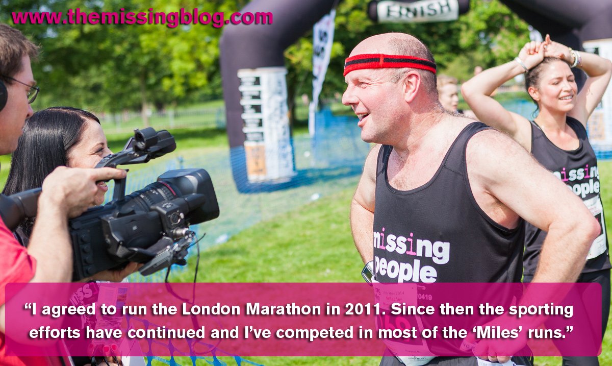 missingpeople's tweet photo. #MissingBlog: At the end of #trusteesweek we catch up with our Vice-Chair Chris. For him, the role is more than just sitting on the board - it's running the London Marathon! https://t.co/EOIEOgUY50 https://t.co/79aq87Sf3a