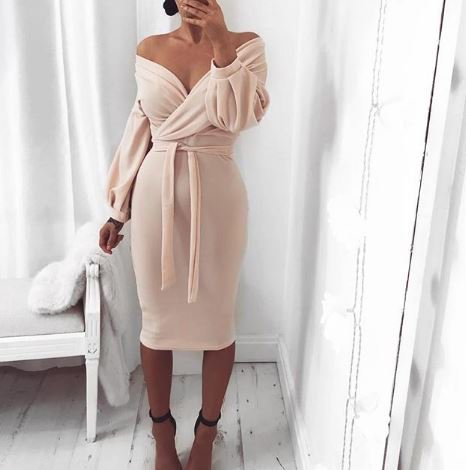 boohoo nina dress