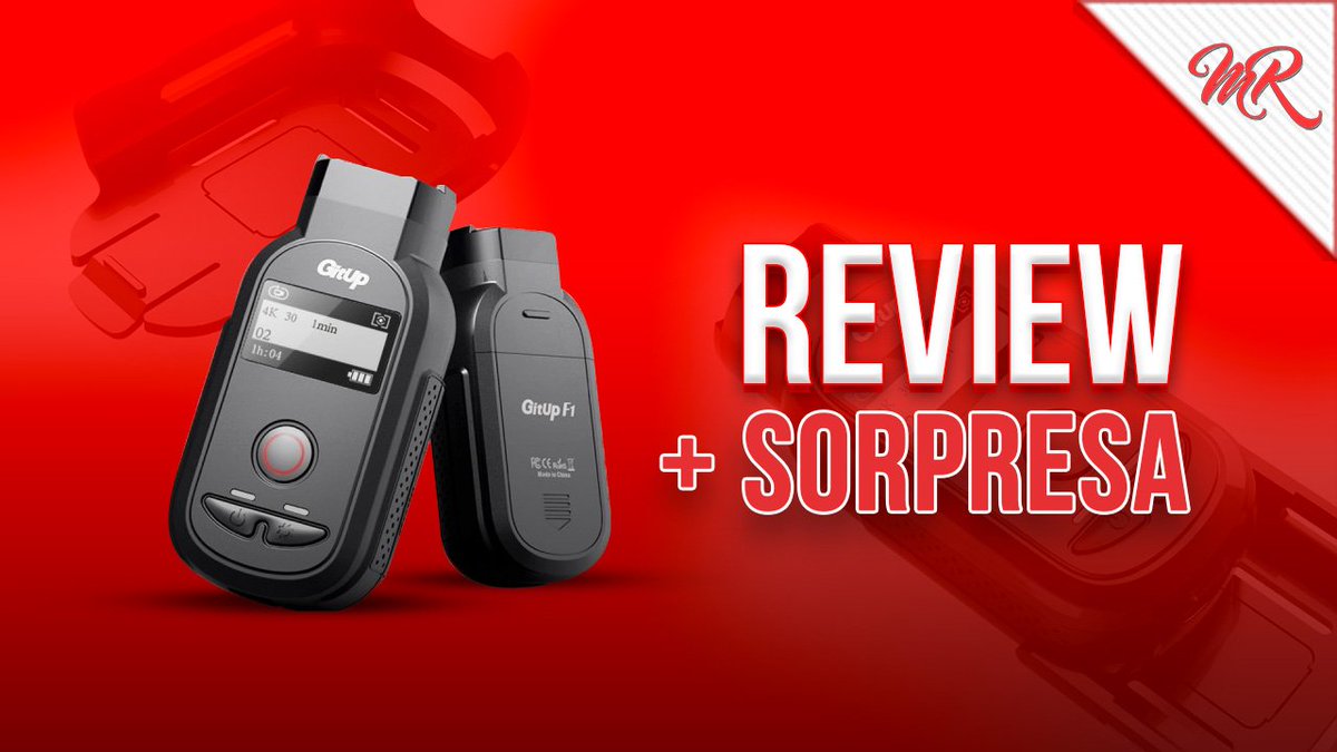 MarcosReviews's tweet photo. Esta tarde REVIEW de la nueva @GitUp_Es F1 + SORPRESITA!! https://t.co/YA0mLnyDxz