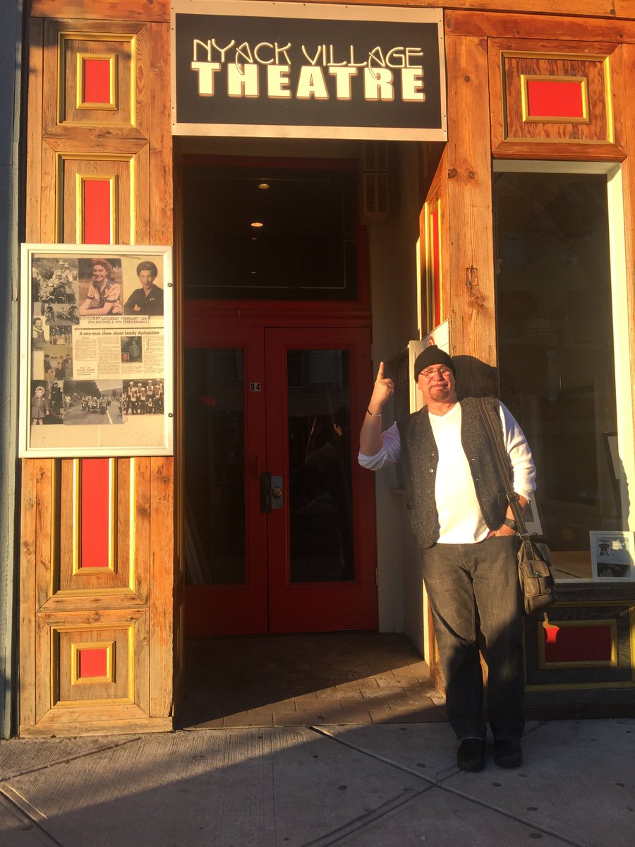 morning all... it's a show day today.... tonight at the Village Theatre of Nyack at 8 p.m.
