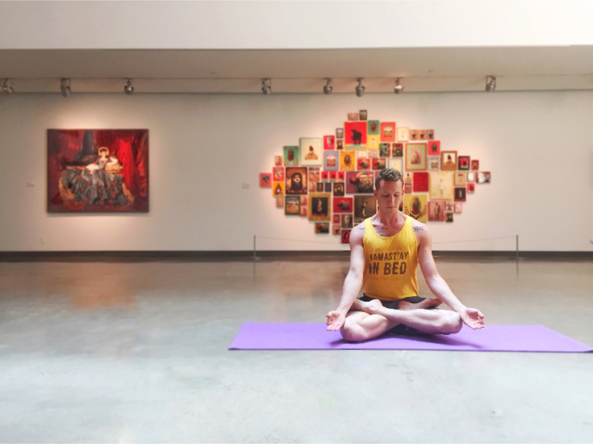 Post-yoga art stroll is 100%. Worth every stretch. Yoga with The Massage Center Sundays at 10am in our museum! bit.ly/2yQNSeG
