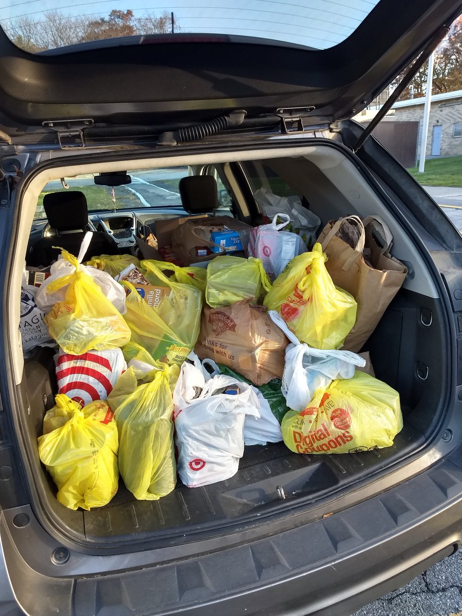 The Oak Grove Student Council collected 607 items during its annual food drive to benefit the Food Bank of the Hudson Valley. Donations were delivered to the “Jam the Van” at ShopRite in Poughkeepsie on 11/17. <a href="/WCSDEmpowers/">WCSDEmpowers</a> #jamthevan2017