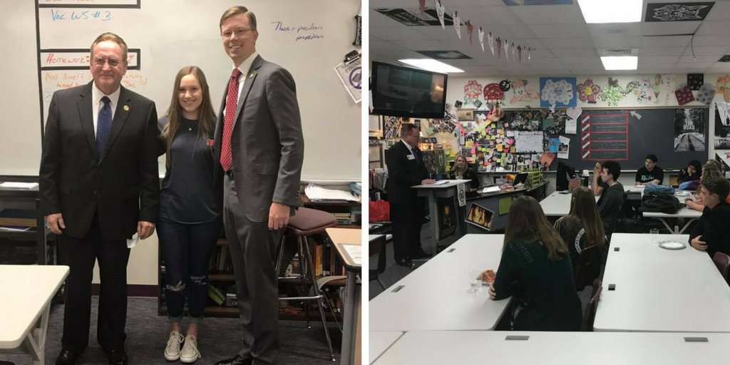 It was an honor joining my colleague, Representative <a href="/willmetcalfTX/">Will Metcalf</a>, at the Willis High School Young Republicans Club at their meeting yesterday. The future of our country had some great questions.