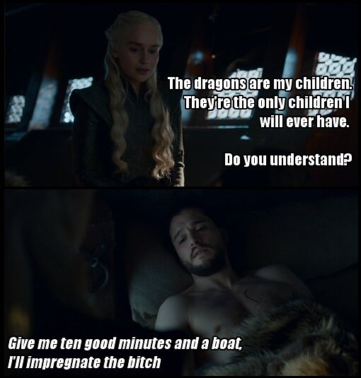 ThronesUpdates's tweet photo. What I was actually thinking 😂 https://t.co/E8yIfVEmsG
