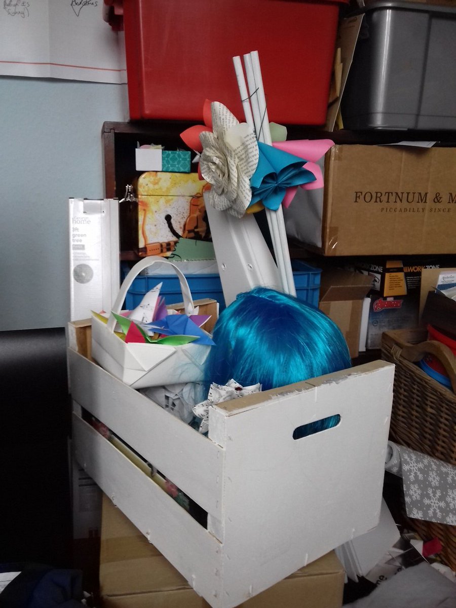Guiwenneth's tweet photo. #HHLunch ...though actually I've got the lurgy, so am mostly just sitting looking at my boxed up stock... #fairprep #handmadebusiness #weddingfair https://t.co/XhP8mvyoQZ
