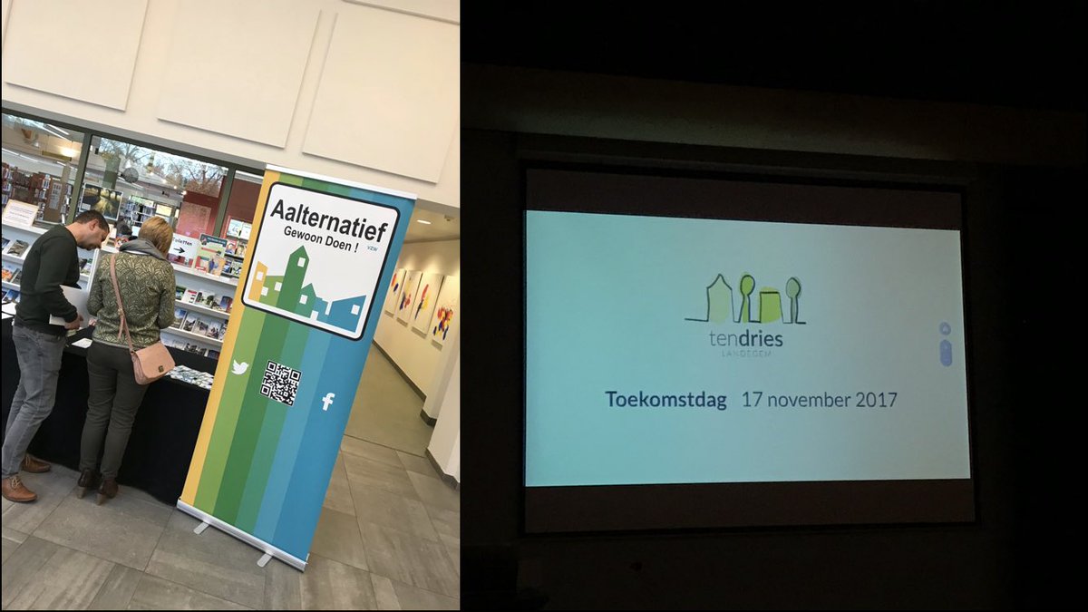 PuttemanKoen's tweet photo. Kennis bijspijkeren met Aalternatief op Toekomstdag Ten Dries #aalternatief #tendries https://t.co/75KIZdV1XV