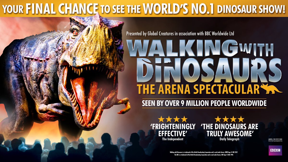 tickets walking with dinosaurs